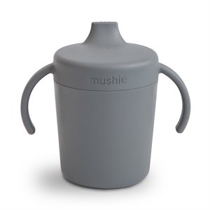 Mushie Trainer Sippy Cup - Smoke
